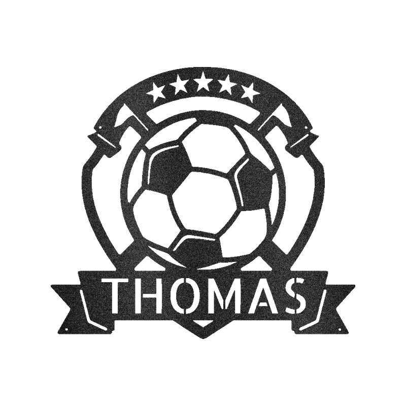 Soccer Plaque Personalized Gifts - Custom Metal Sign