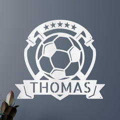 Soccer Plaque Personalized Gifts - Custom Metal Sign