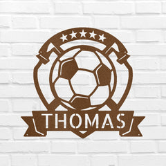 Soccer Plaque Personalized Gifts - Custom Metal Sign