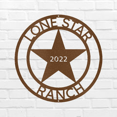 The Lone Star State Texans Personalized Gifts - Custom Metal Sign