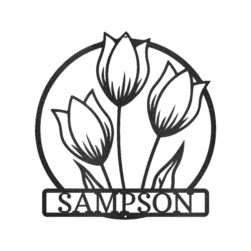 Wild Tulip Personalized Gifts - Custom Metal Sign