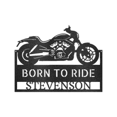 Motorcycle Decor - Custom Metal Sign