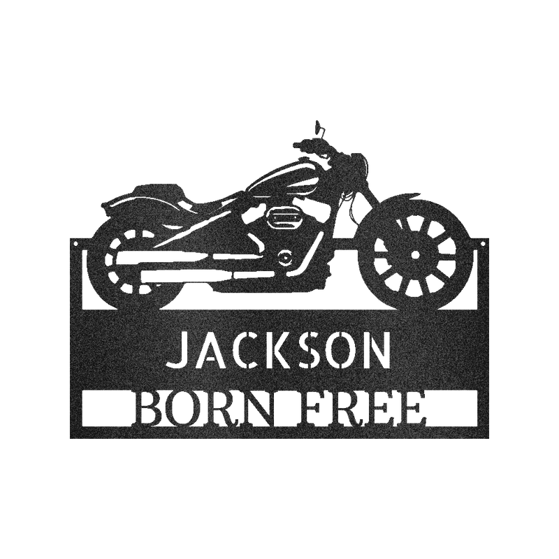 Motorcycle Personalized Gifts - Custom Metal Sign