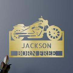 Motorcycle Personalized Gifts - Custom Metal Sign