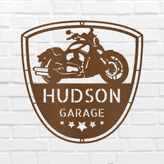 Motorcycle Name Personalized Gifts - Custom Metal Sign