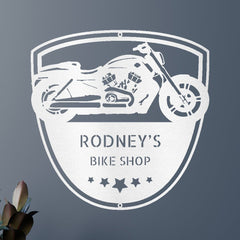 Motorcycle Wall Art - Custom Metal Sign