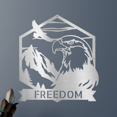 Bald Eagle Personalized Gifts - Custom Metal Sign