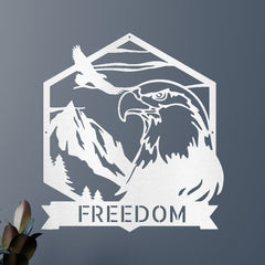 Bald Eagle Personalized Gifts - Custom Metal Sign