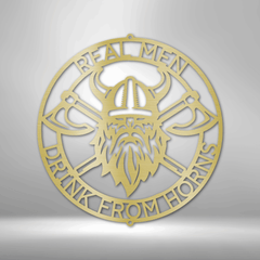 Battle Axe Ring Personalized Gifts - Custom Metal Sign