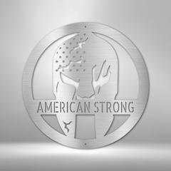 Battle Spartan Helmet Personalized Gifts - Custom Metal Sign