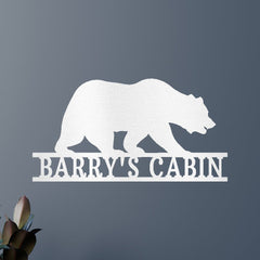Bear Personalized Gifts - Custom Metal Sign