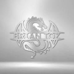 Celtic Dragon Personalized Gifts - Custom Metal Sign