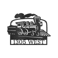 Coal Train Personalized Gifts - Custom Metal Sign