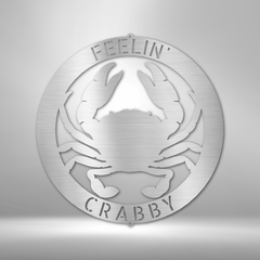 Crab Ring Personalized Gifts - Custom Metal Sign