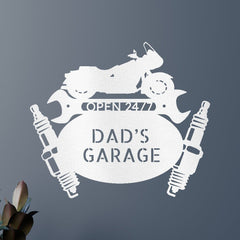 Cruiser Mechanic Garage Personalized Gifts - Custom Metal Sign