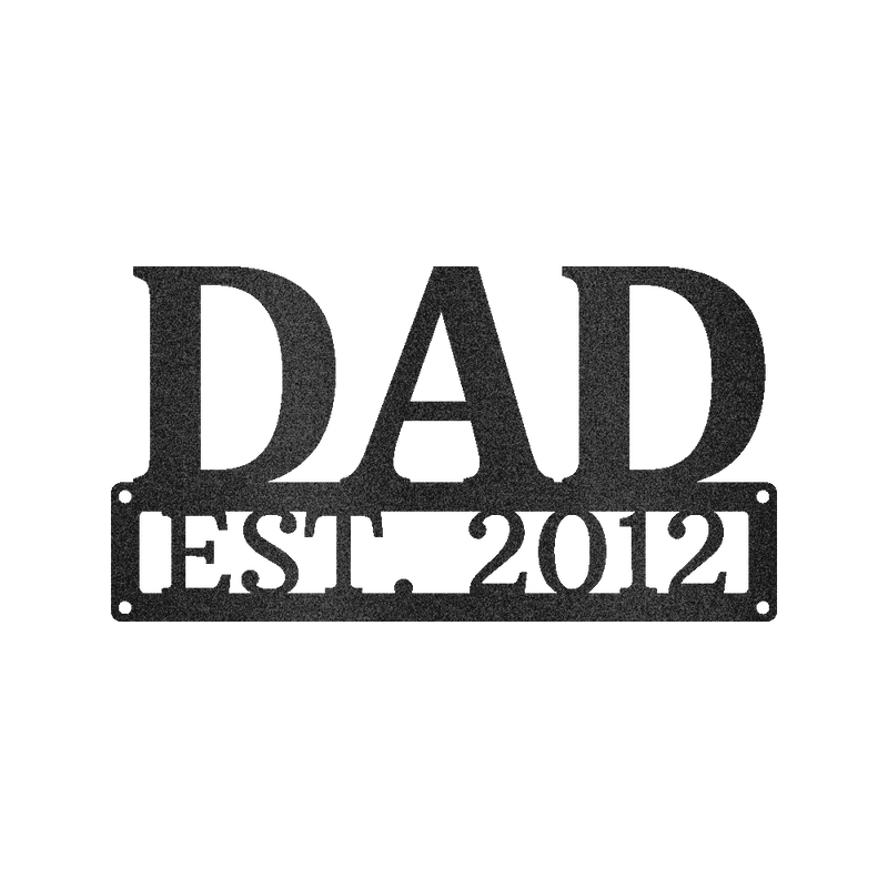 Dad Personalized Gifts - Custom Metal Sign