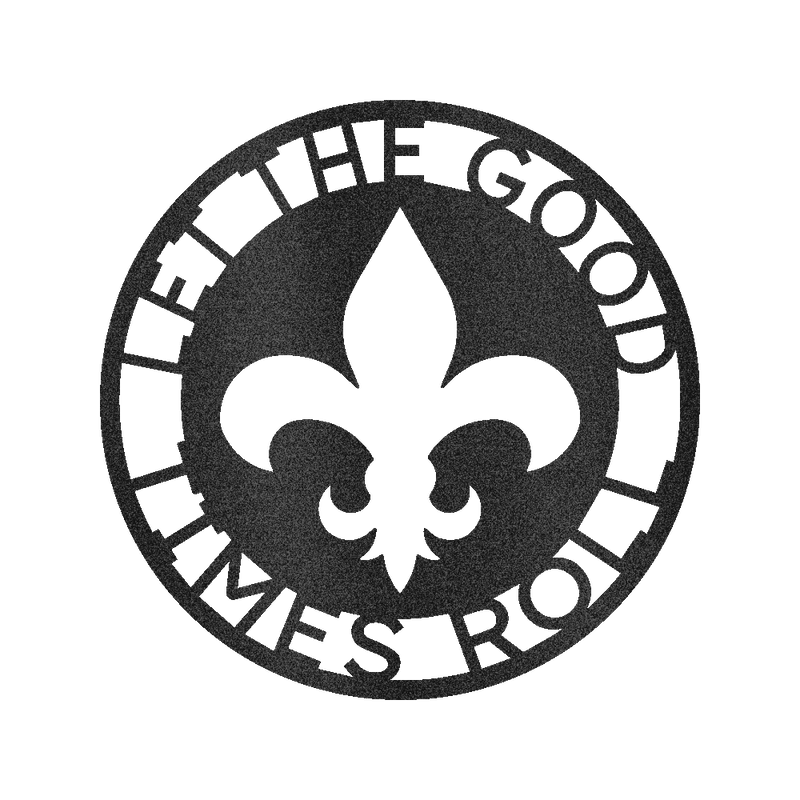 Fleur De Lis Ring Personalized Gifts - Custom Metal Sign