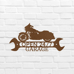 Garage Sign - Custom Metal Sign, Christmas Gift