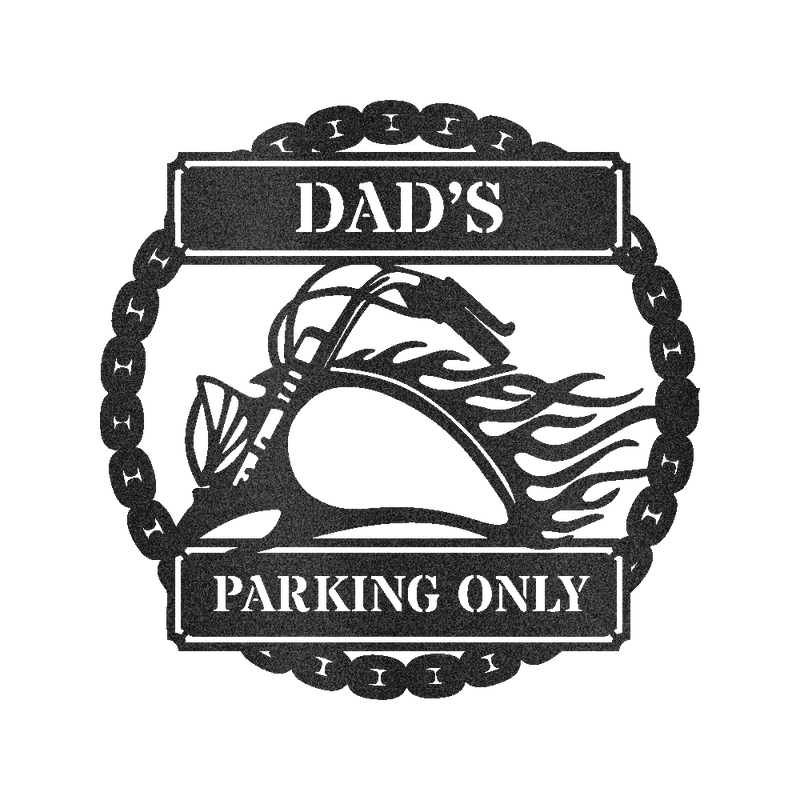 Hog Parking Plaque Personalized Gifts - Custom Metal Sign