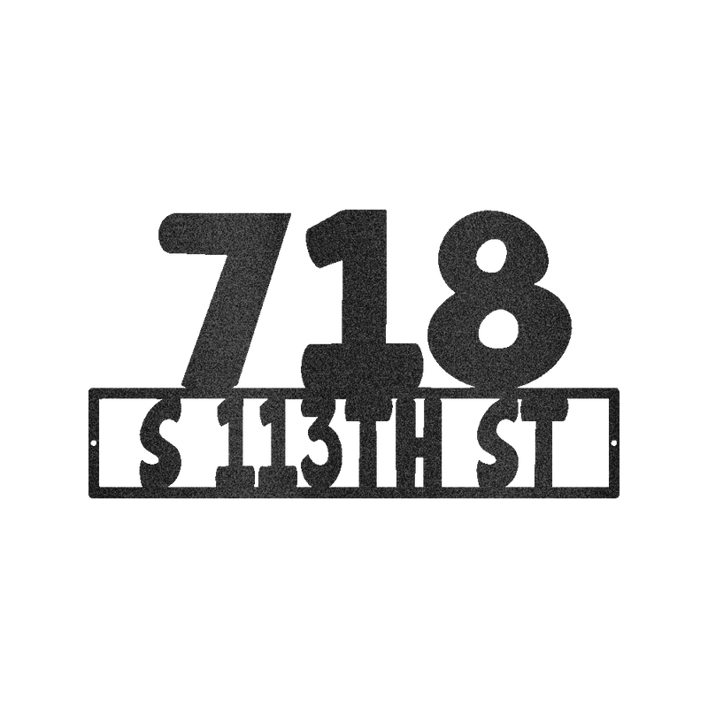Home Address Personalized Gifts - Custom Metal Sign