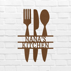 Kitchen Utensil Personalized Gifts - Custom Metal Sign