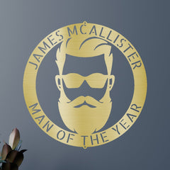 Manly Personalized Gifts - Custom Metal Sign