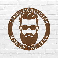 Manly Personalized Gifts - Custom Metal Sign