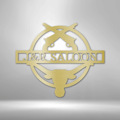 Saloon Personalized Gifts - Custom Metal Sign