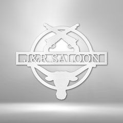 Saloon Personalized Gifts - Custom Metal Sign