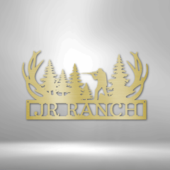 Wildlife Camping Personalized Gifts - Custom Metal Sign