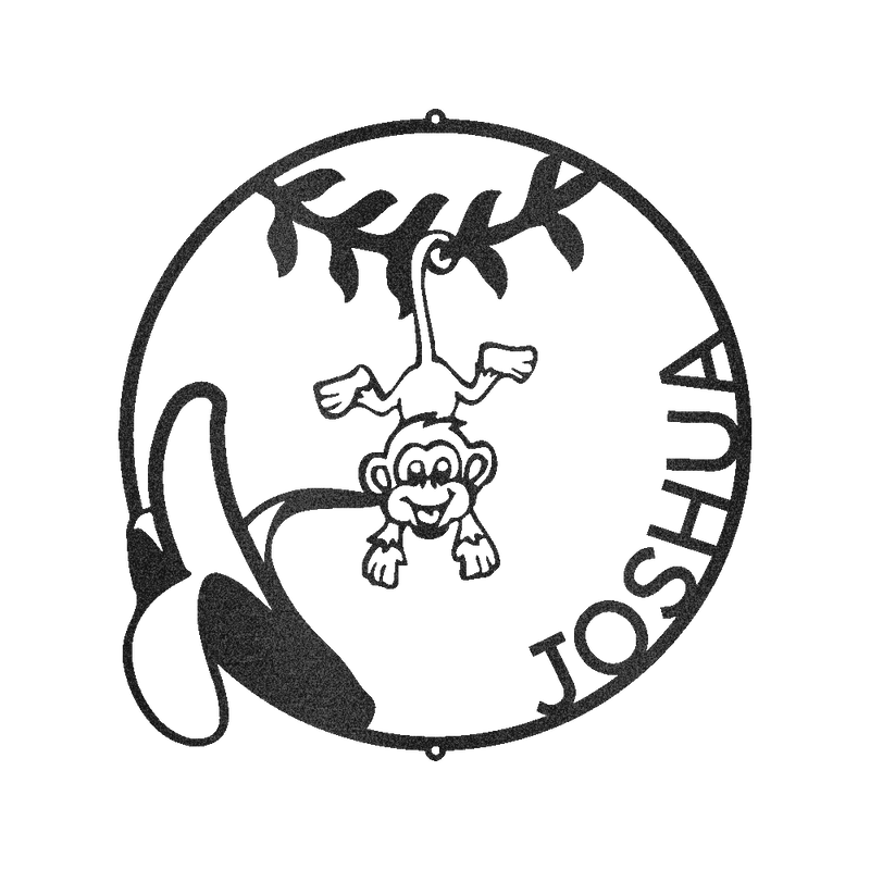 Our Little Monkey Personalized Gifts - Custom Metal Sign