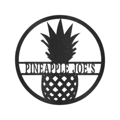 Pineapple Sign - Custom Metal Sign, Housewarming Gift