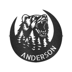 Roaring Bear Personalized Gifts - Custom Metal Sign