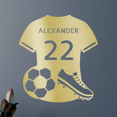 Soccer Jersey Personalized Gifts - Custom Metal Sign