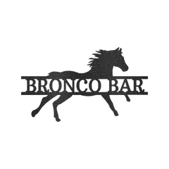 Sprinting Horse Personalized Gifts - Custom Metal Sign