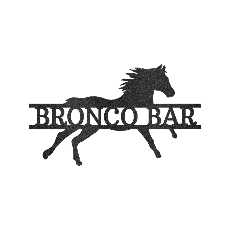 Sprinting Horse Personalized Gifts - Custom Metal Sign