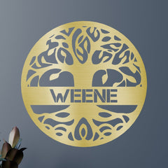 Tree of Life Sign - Custom Metal Sign, Family Tree, Wedding Present