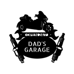 Trike Mechanic Garage Personalized Gifts - Custom Metal Sign