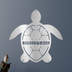 Turtle Personalized Gifts - Custom Metal Sign