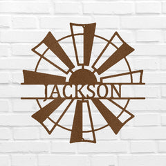 Windmill Personalized Gifts - Custom Metal Sign