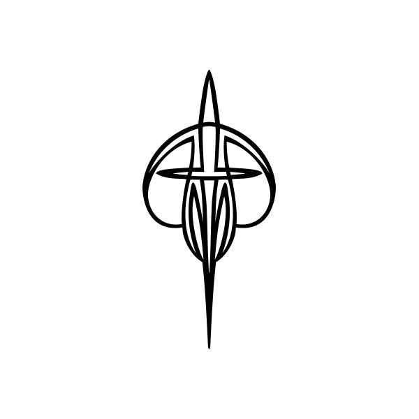 Pinstripes pin stripes lines Car Window Vinyl Decal Sticker Stickers 48