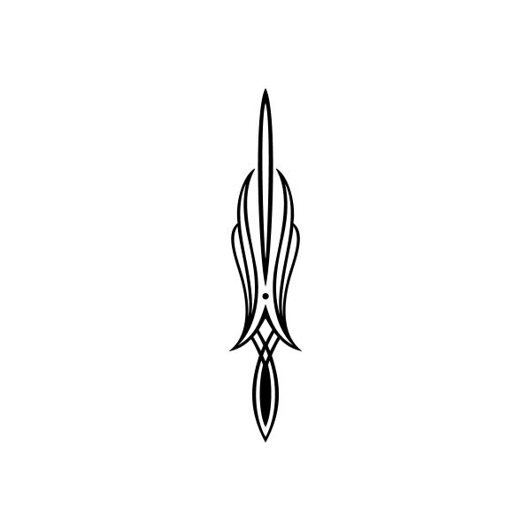 Pinstripes pin stripes lines Car Window Vinyl Decal Sticker Stickers 54