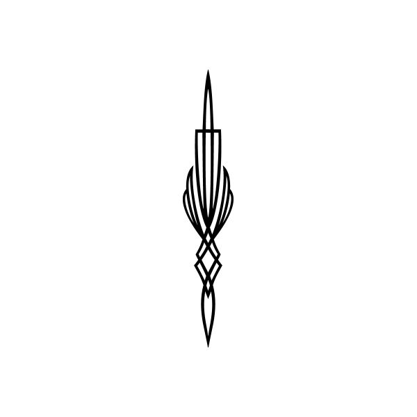 Pinstripes pin stripes lines Car Window Vinyl Decal Sticker Stickers 55