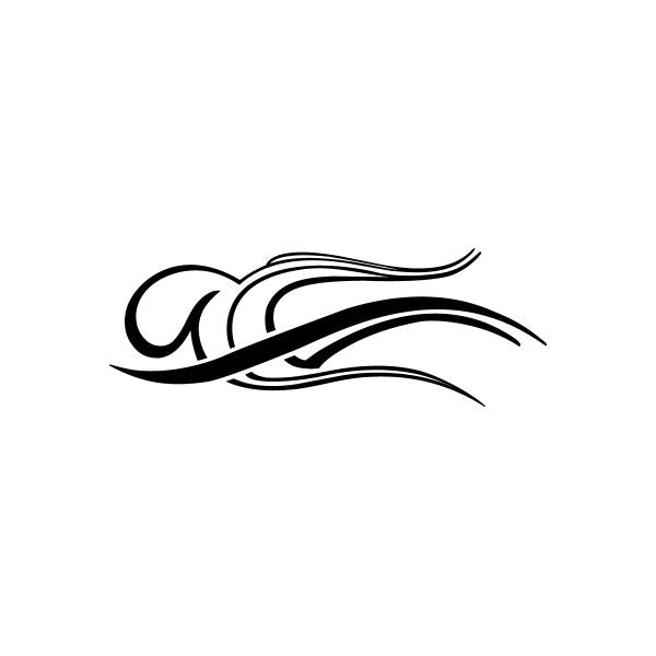 Pinstripes pin stripes lines Car Window Vinyl Decal Sticker Stickers 68