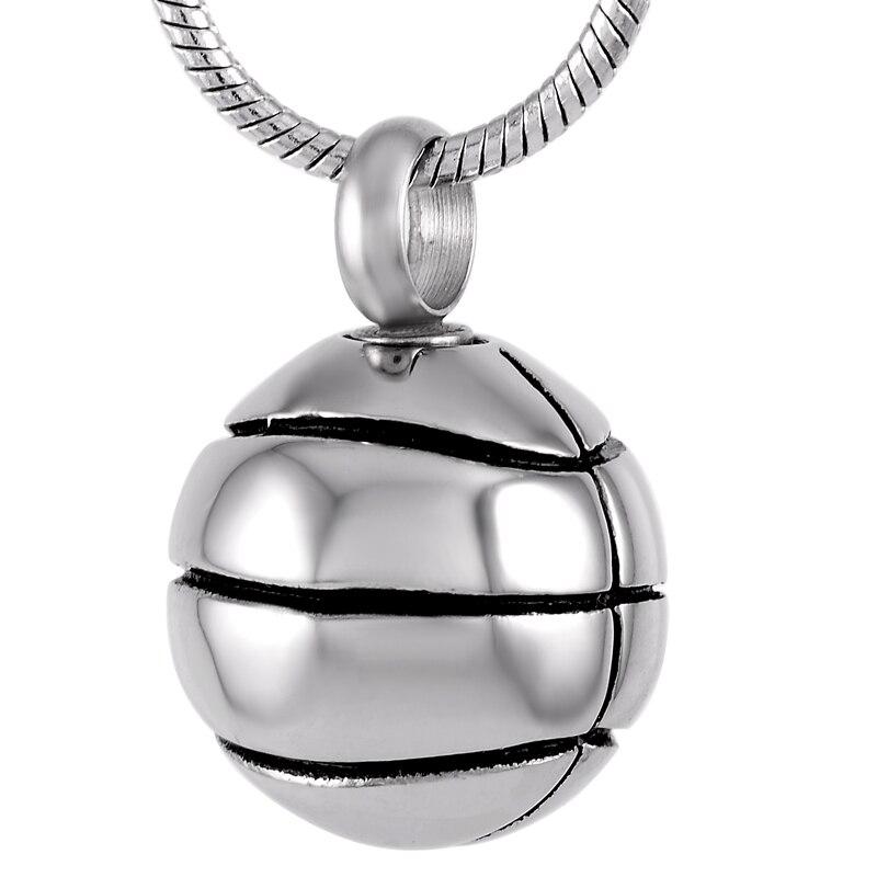 Basketball Cremation Urn Necklace