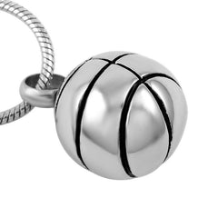 Basketball Cremation Urn Necklace