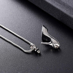 Classy High-heeled Shoe Cremation Necklace