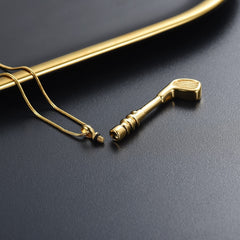 Golf Club Cremation Urn Necklace