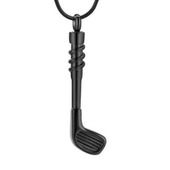 Golf Club Cremation Urn Necklace