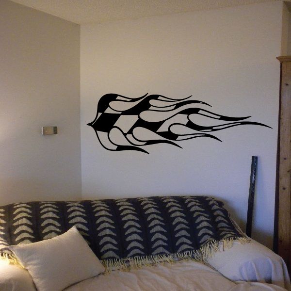 Racing Vehicle Pinstripe Vinyl Decal - Car Decal - Wall Decal - MC001